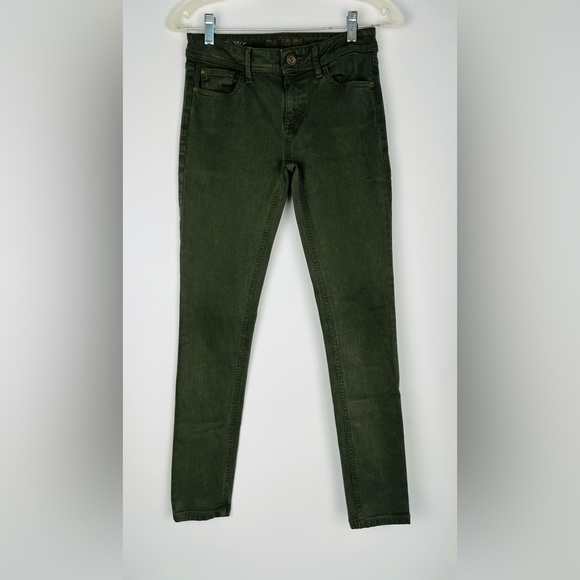 DL1961 Denim - DL1961 Women’s Florence Insta Sculpt Skinny Jeans In Safari Army Green